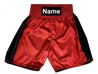 Custom Boxing Shorts : KNBSH-033-Red